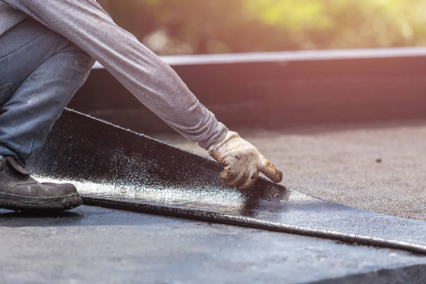 Professional Exterior Waterproofing technician working in Jonesville, MI